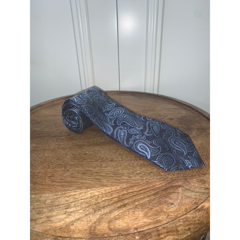 Pronto Uomo Men's Designer Paisley Silk Blend‎ Necktie Multicolor Classic Length